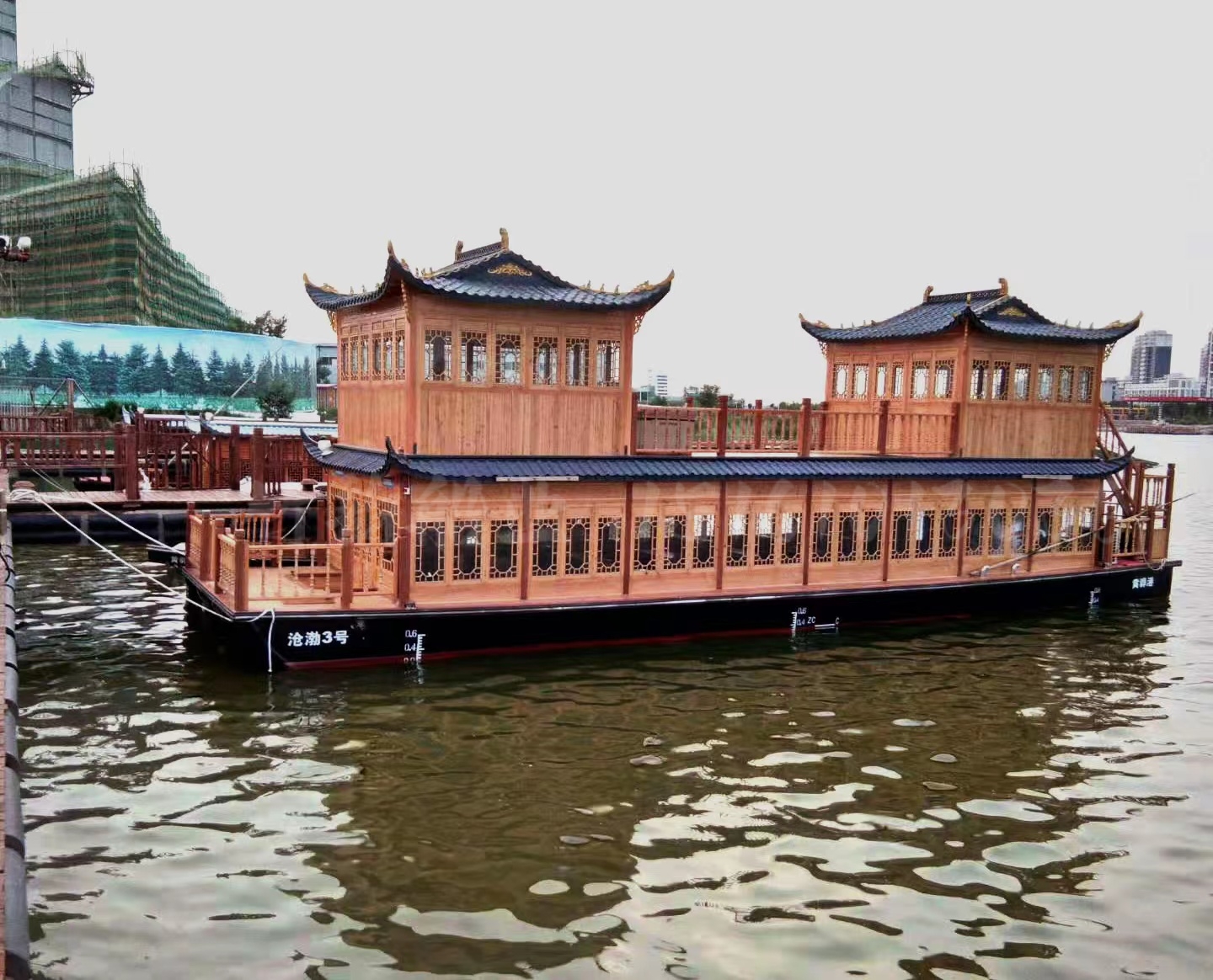 16米双层船检画舫船