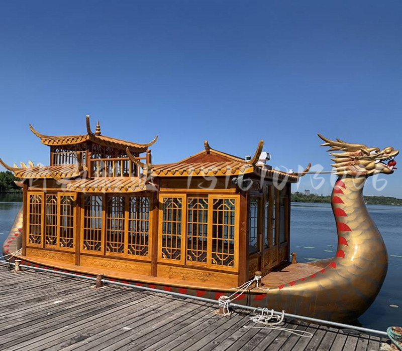 8.6米龙舟画舫观光船