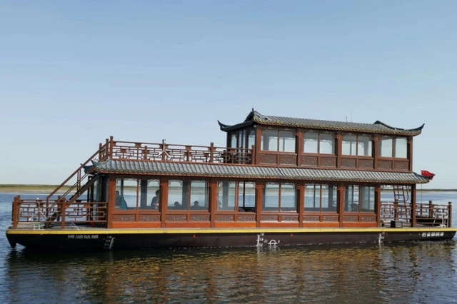 大型双层餐饮画舫船