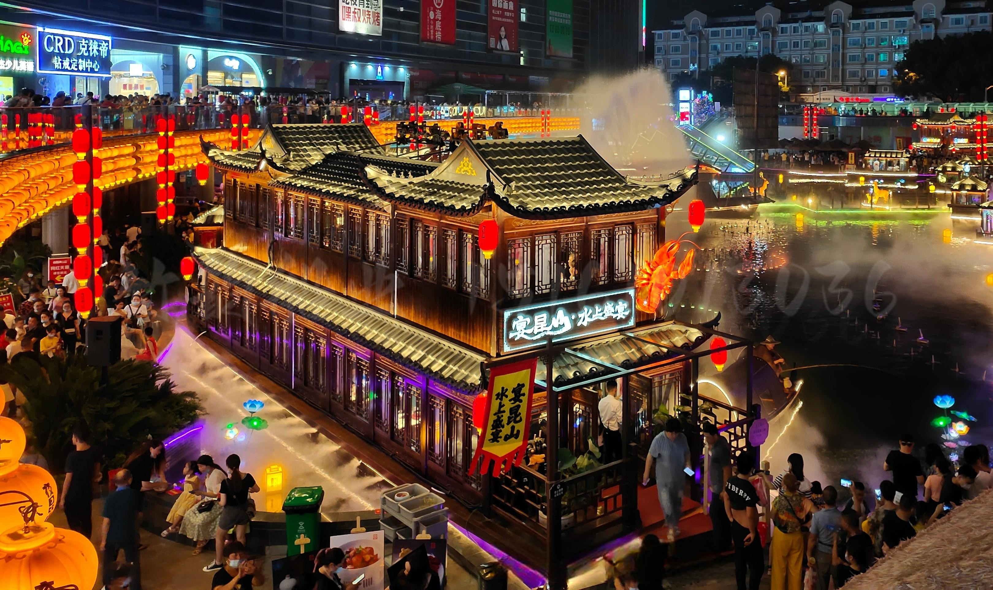 14米大型双层餐饮船