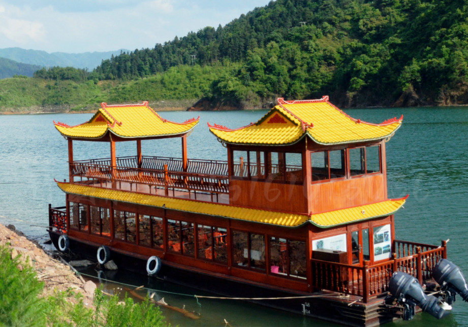 天津16米双层画舫船