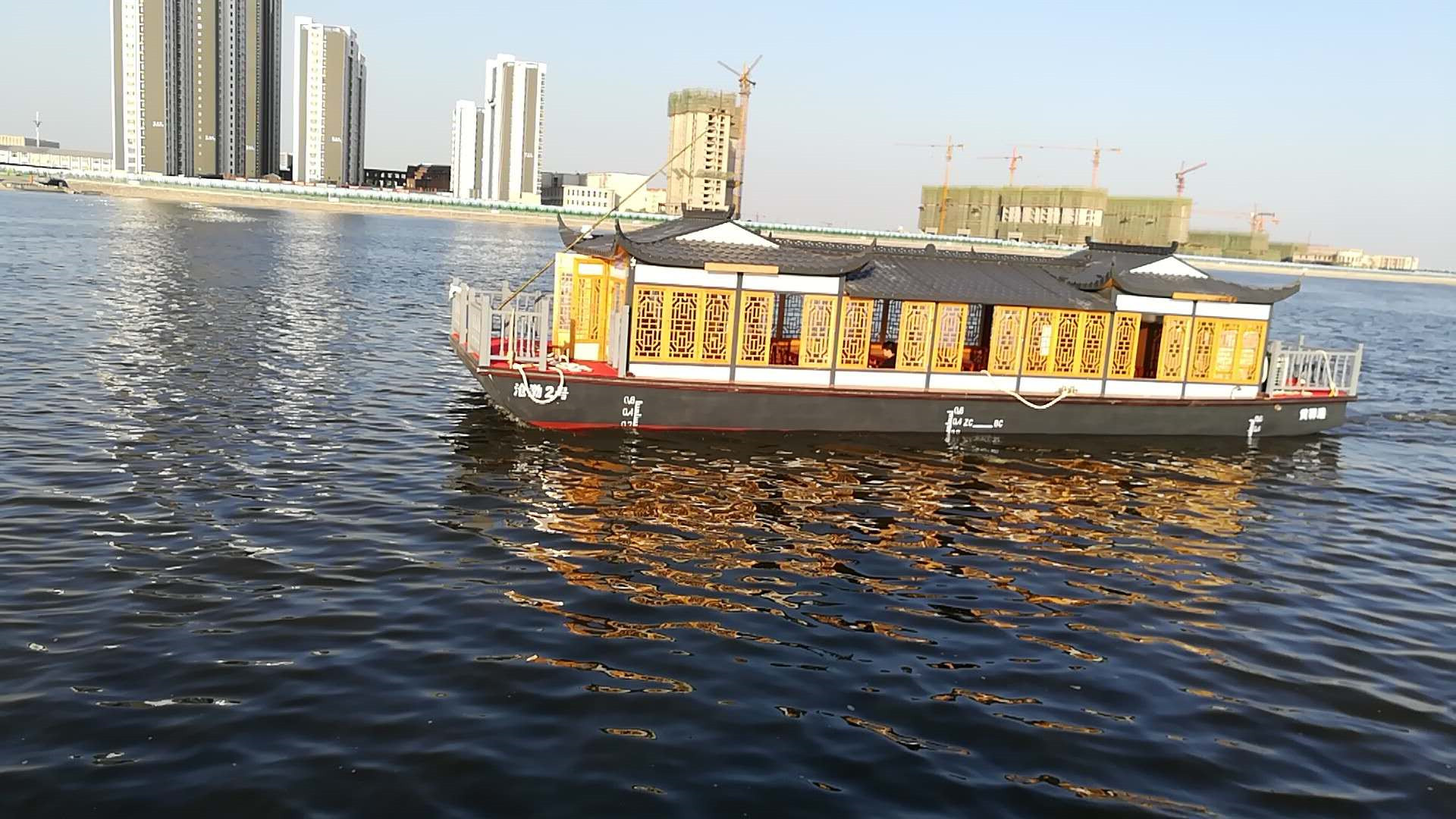 14米徽派画舫观光船